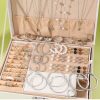 86pcs/Set Elegant Faux Pearl Earrings, Multi-Layered Necklace, Ear Studs, Rings 4-In-1 Jewelry Set For Women, Ideal For Daily Wear And Gifting - Image 3