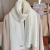 1pc Women's Solid Color Thick Knitted Knit Scarf Neck Warmer, Suitable For Winter Outfits Casual - Image 2