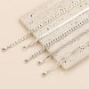 5pcs New Arrivals Fashionable Stainless Steel Water-proof Bracelets - Image 4