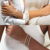 5pcs New Arrivals Fashionable Stainless Steel Water-proof Bracelets - Image 3