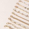 10pcs Set Fashionable & Elegant Copper Inlaid Rhinestone & Faux Pearl Star Silver Bracelets, Suitable For Women Daily Wear - Image 4