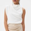 Asymmetric Drape Blouse - Image 4