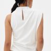 Asymmetric Drape Blouse - Image 2